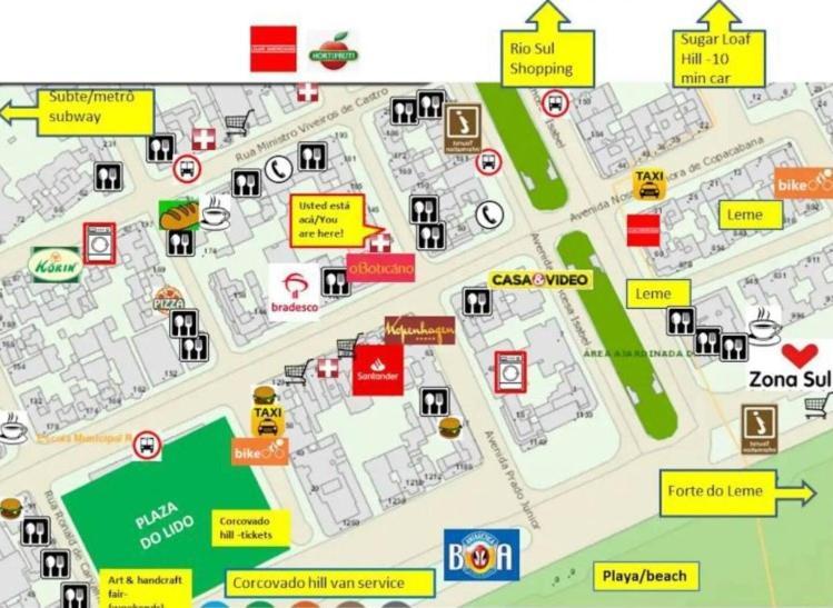 Apartamento Copacabana Vista Mar - Localizacao E Comodidade Río de Janeiro